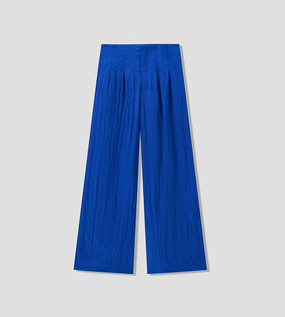 COMME MOI women's high-waisted wide-leg pants-THADUS.