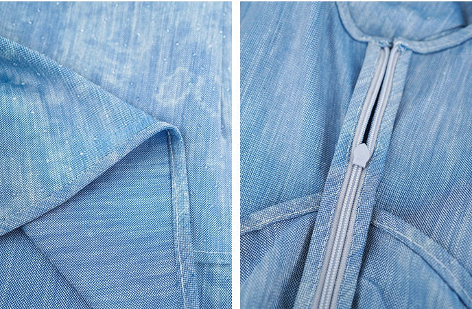 HECO Chinese women's summer blended glitter diamond I-shirt - SHADOW.