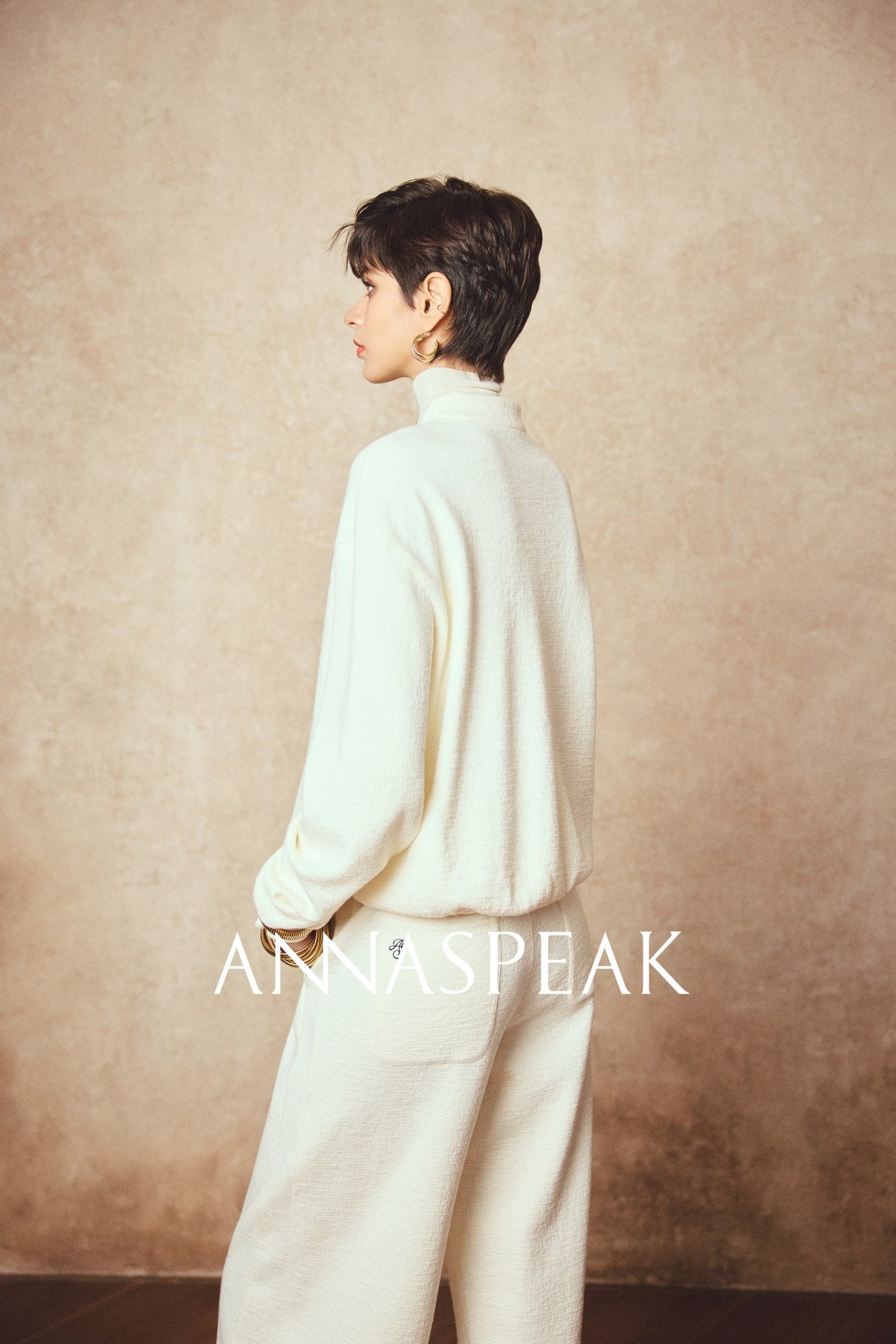 ANNASPEAK sweatshirt banana pants set-CHRIS.