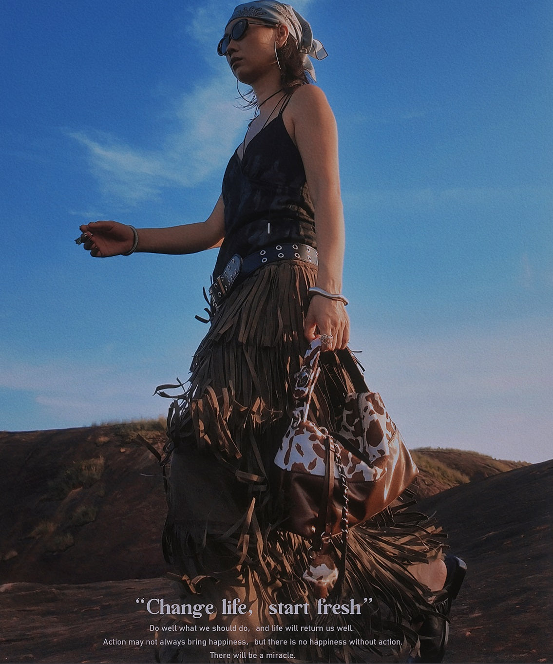 IUBALLET New Horsehair Contrast Armpit Spice Girl Bag - BALANCE.