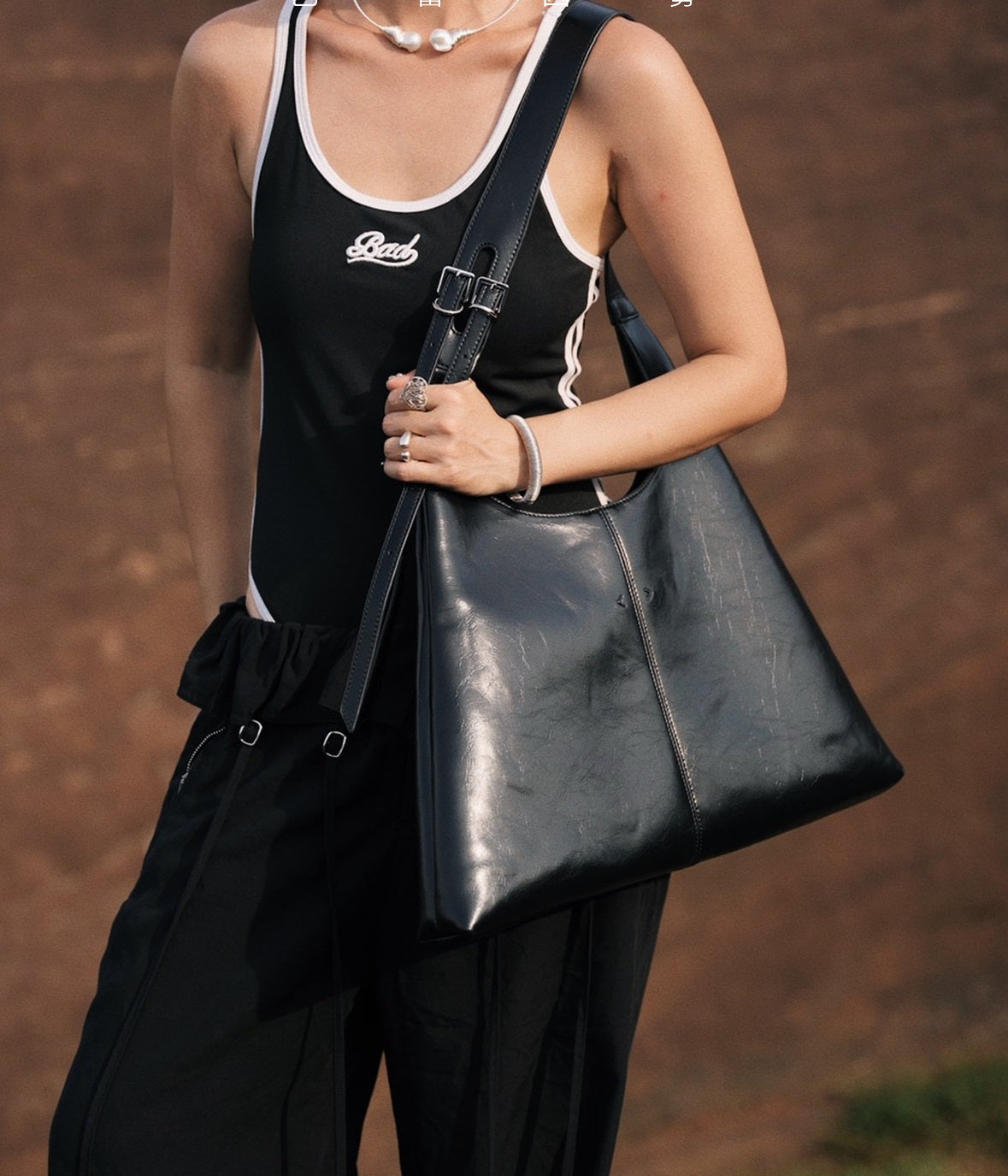 IUBALLET Blunt Line New Extremely Simple Shoulder Bag - SKUN.