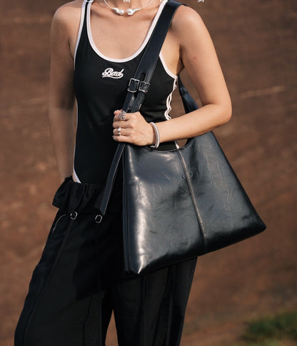 IUBALLET Blunt Line New Extremely Simple Shoulder Bag - SKUN.