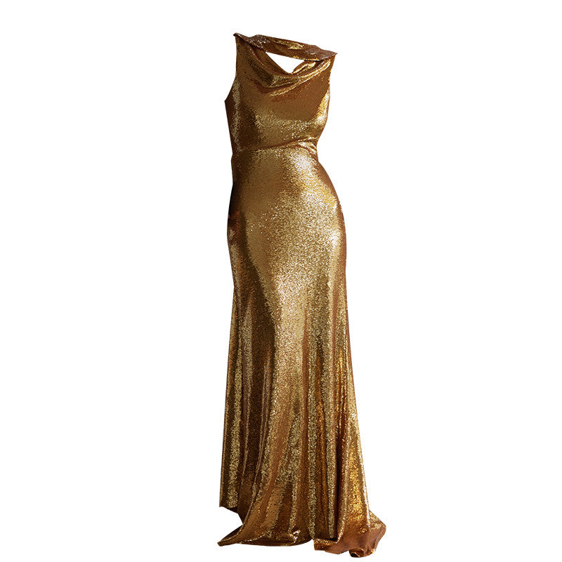 GOUDIN backless small evening dress-JAWA.