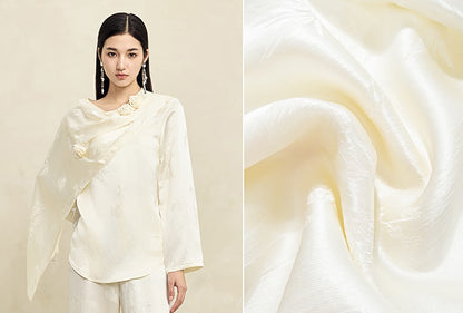 HECO Acetate texture Handmade Rose Top Women - DARK.