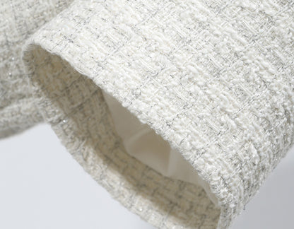 WANGXO Filigree Lumina Top High-End Delicate Webbing Belt & Square Neckline - MIRNA