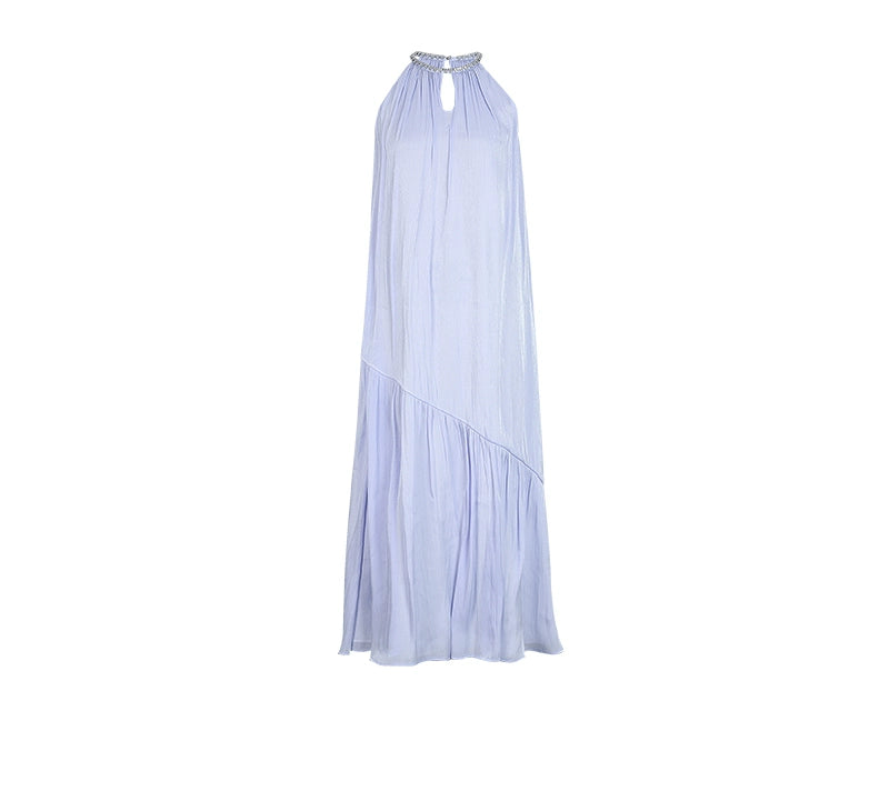 YES BY YESIR |  Ye Qians 2025 Streamer Yarn Dress with Flowing Layers-SERAPHINE.