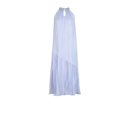 YES BY YESIR |  Ye Qians 2025 Streamer Yarn Dress with Flowing Layers-SERAPHINE.