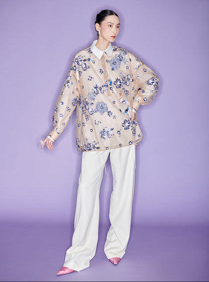 M essential Mackay designer elasticated straight-waistband trousers - stans.