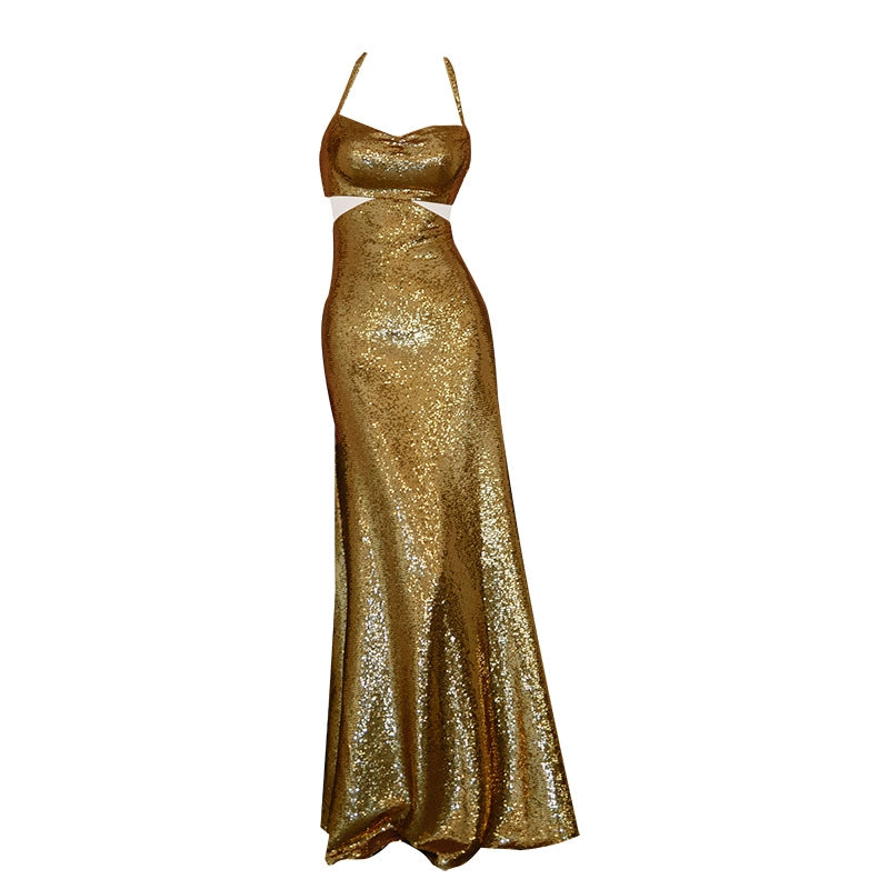 GOUDIN Light luxury party Chinese dress-SALIM.