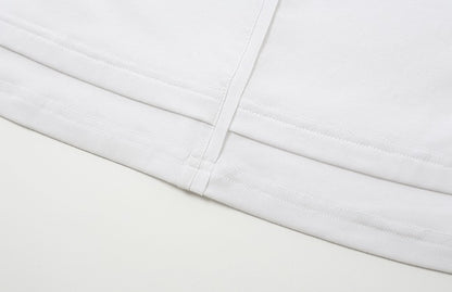 ZHUCHONGYUN white loose crew neck long-sleeved modal top-NATIE.