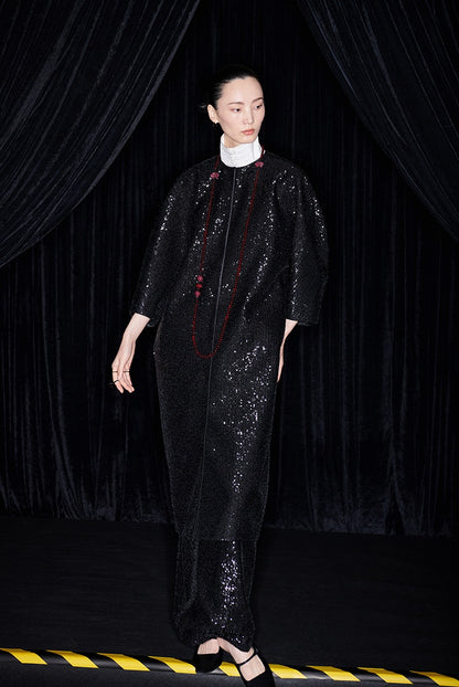 M essential Mackay designer silhouette three-quarter sleeve cardigan - AUGUST.