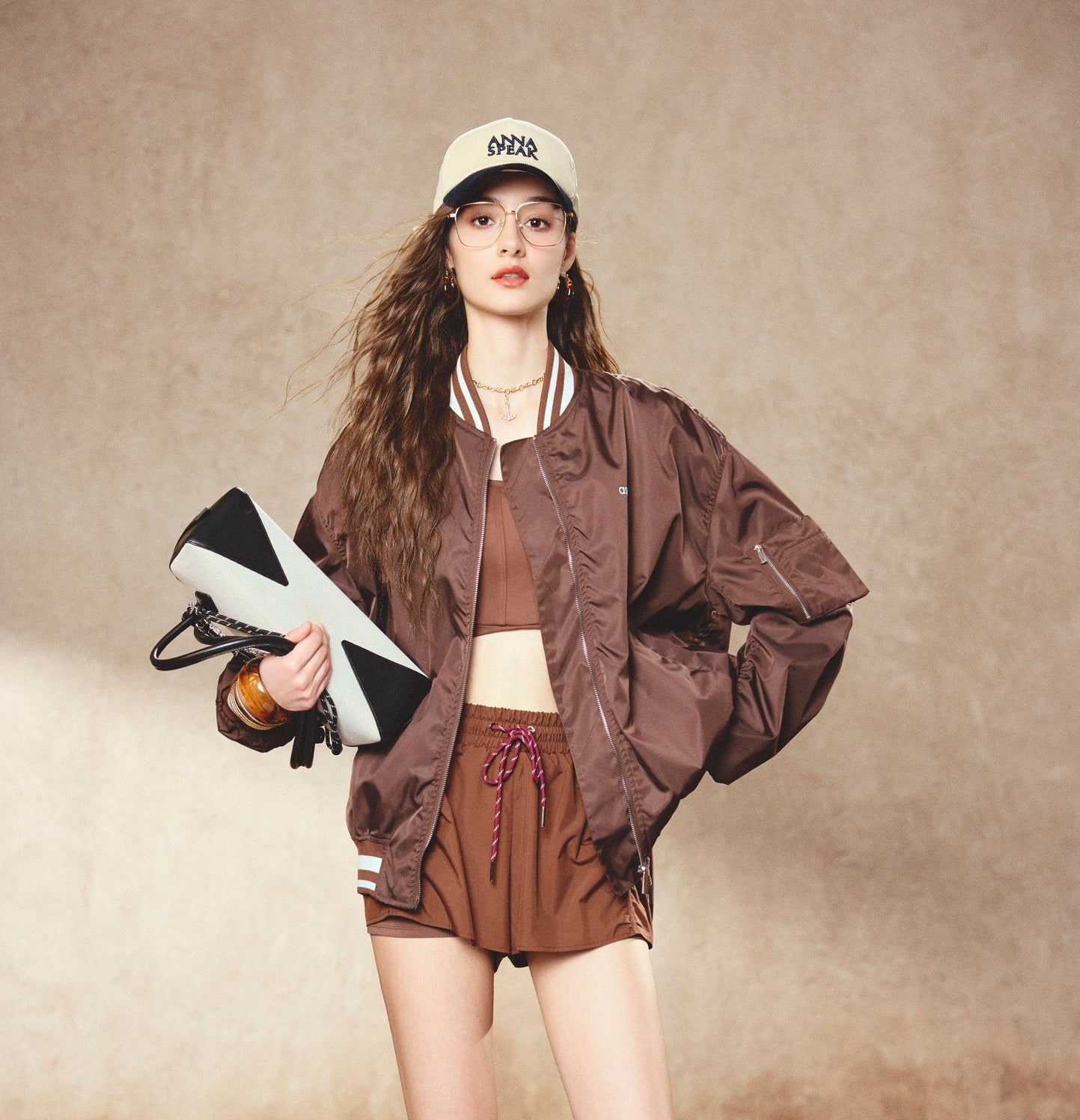 ANNASPEAK collar bomber jacket-ELI.