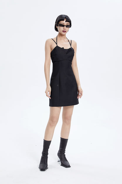 TINY IN fake two-piece sleeveless short dress-ACHA