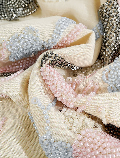 HECO Rose Bead Embroidery Slim Cheongsam Dress Women - STAGE.