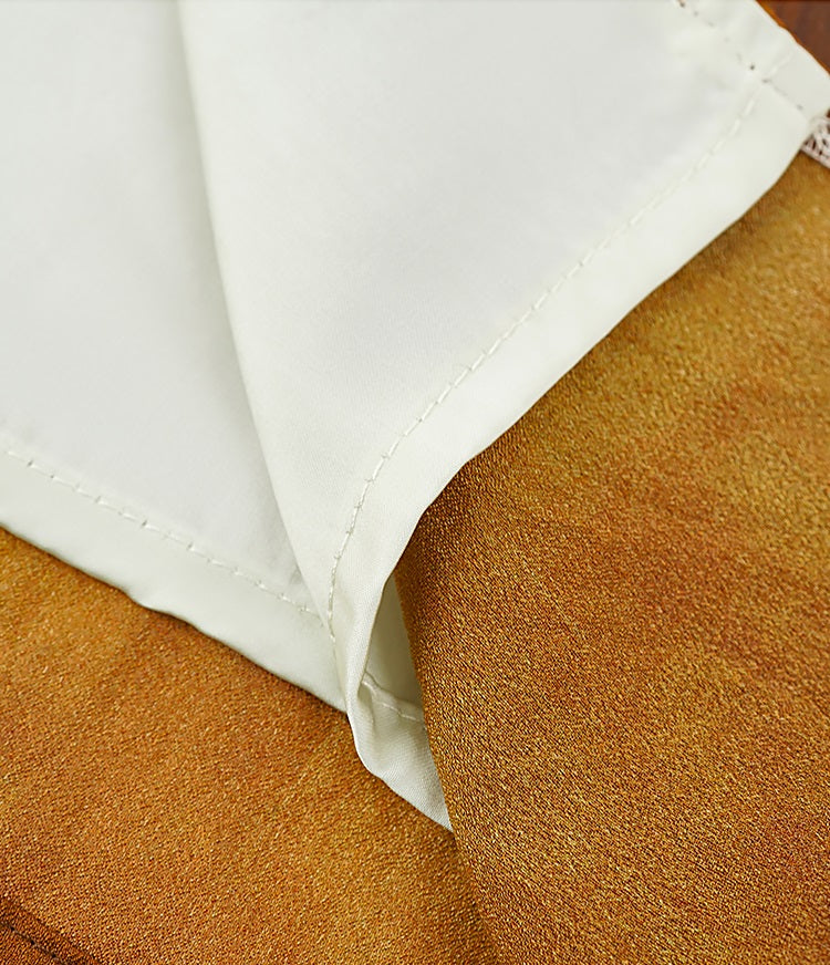 HECO Silk Smudge Chiffon Cheongsam midi sleeveless Dress Women - SIGHT.