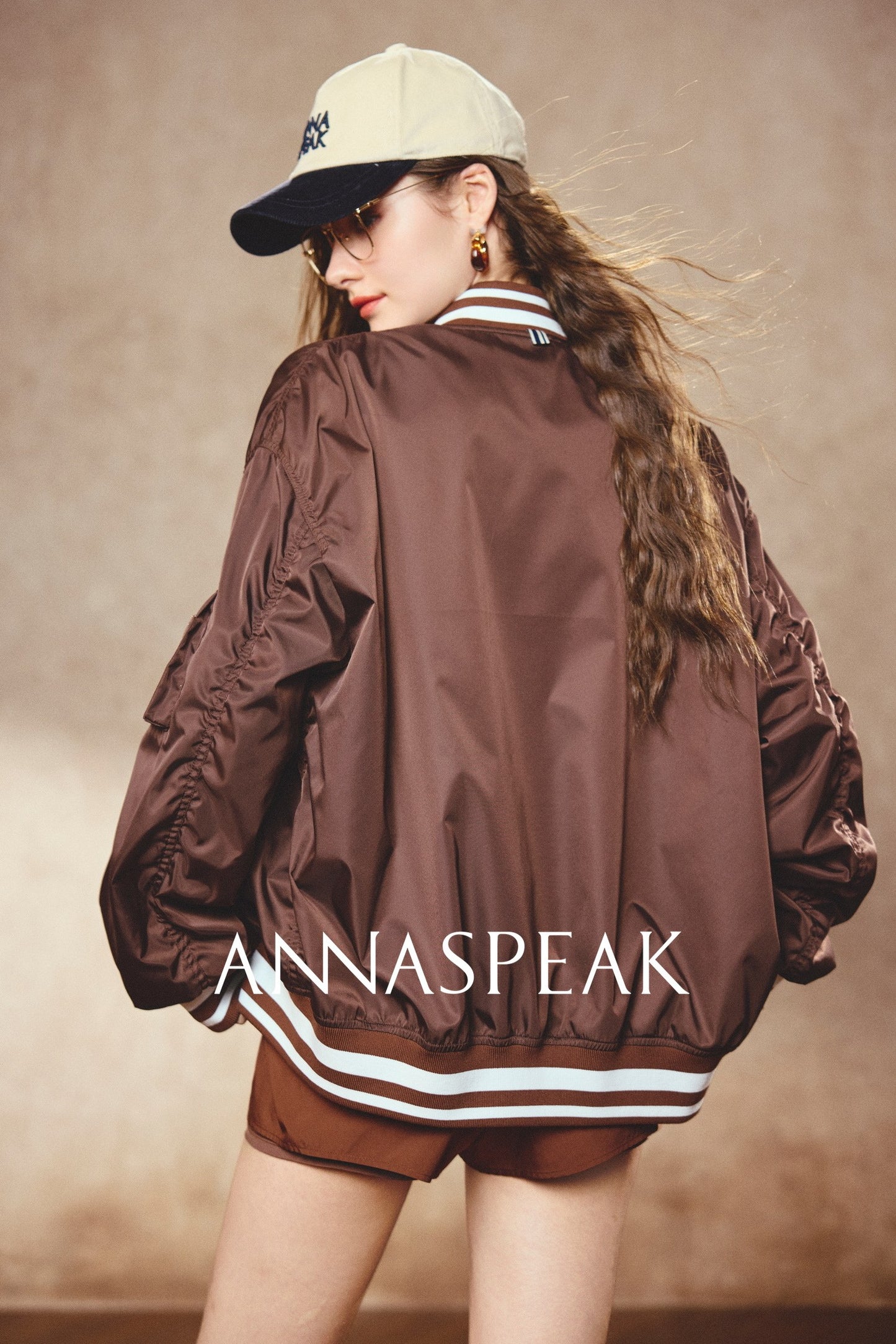 ANNASPEAK collar bomber jacket-ELI.