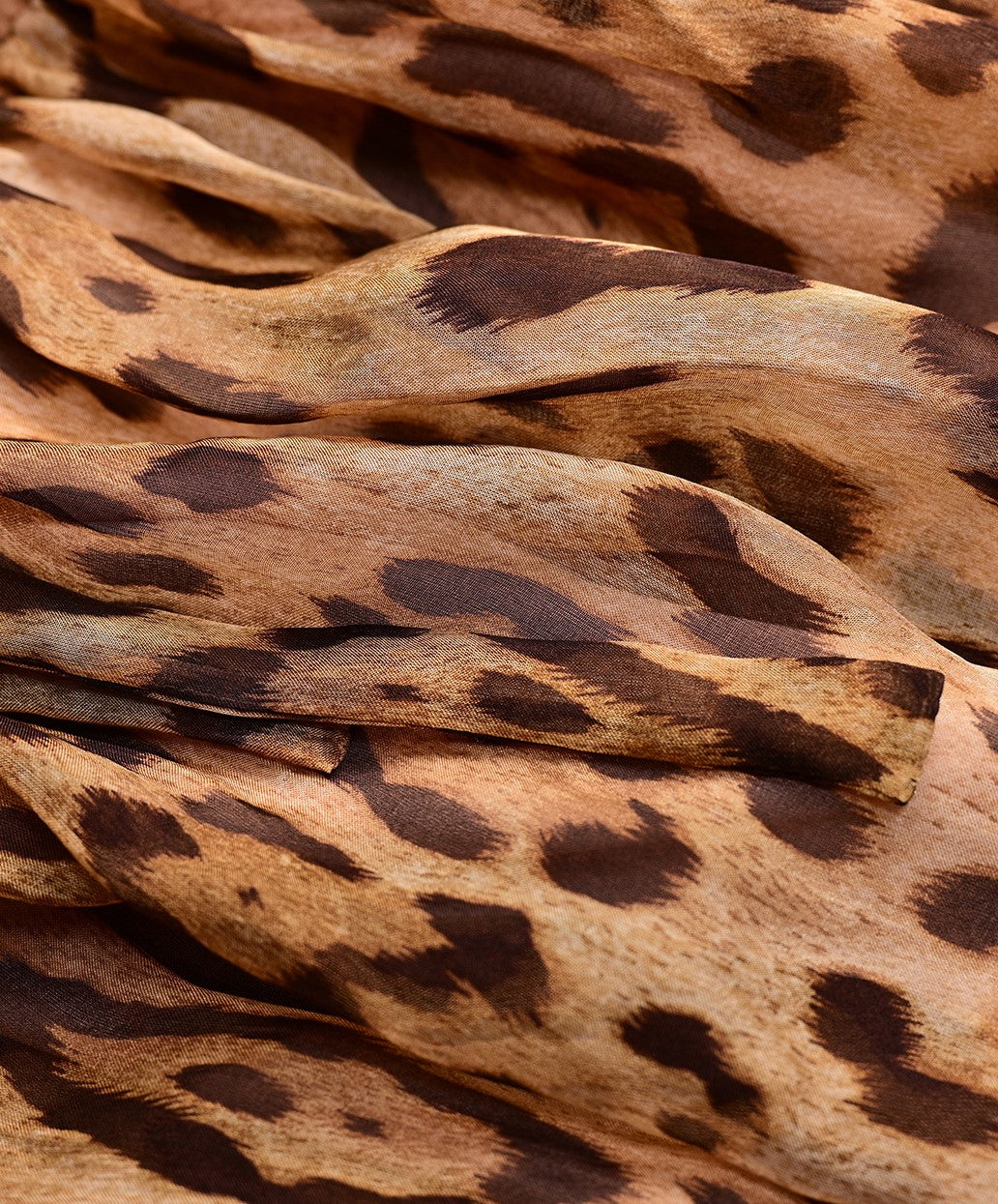 YES BY YESIR | Leopard Print Ruffle Short Dress -MALEINA.