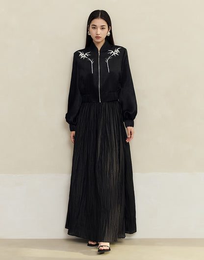 HECO 100% Acetate Long Sleeve Jacket Women - kyle.