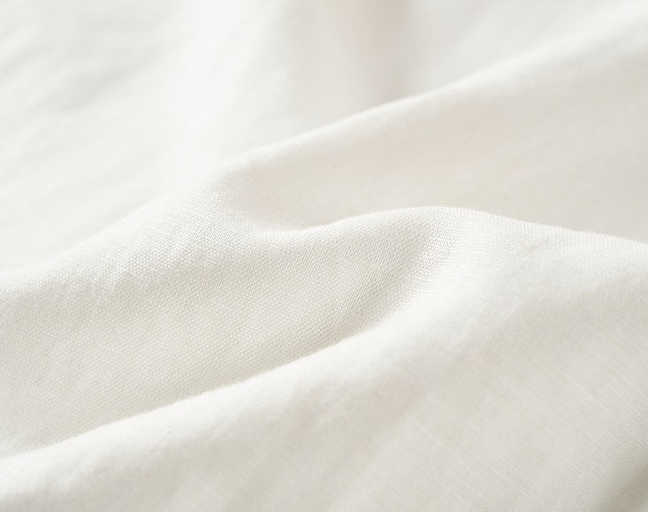 COMME MOI women's light linen wide-leg pant suit set - MESSIAH.