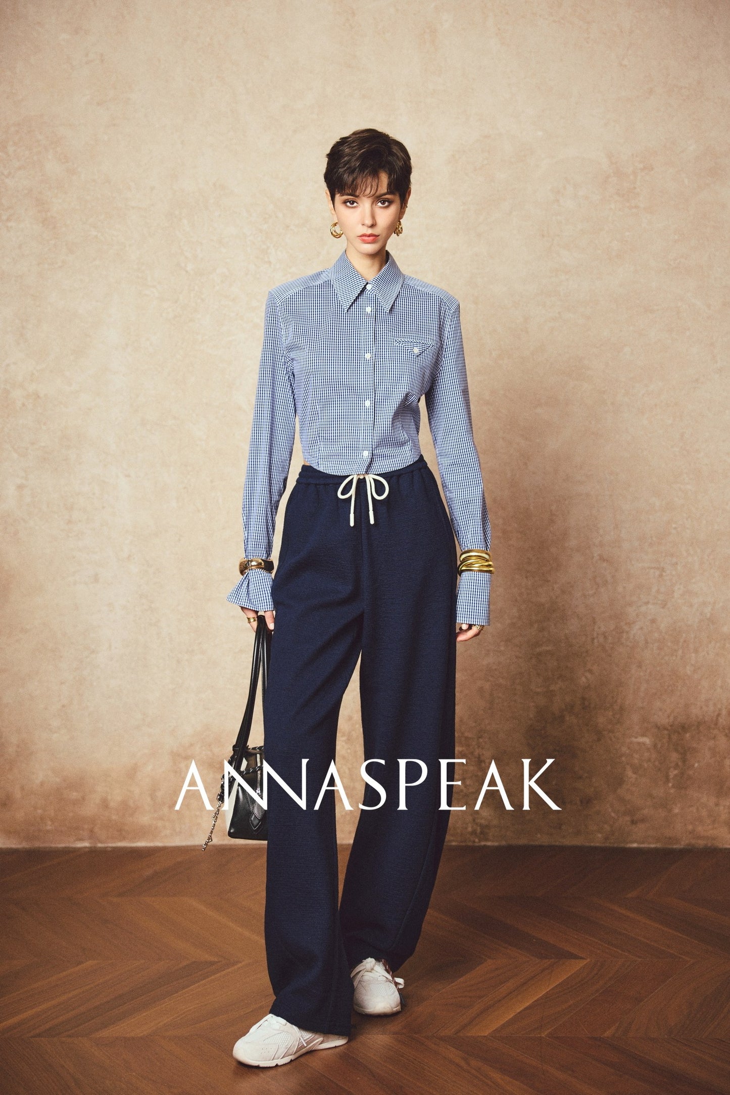 ANNASPEAK sweatshirt banana pants set-CHRIS.