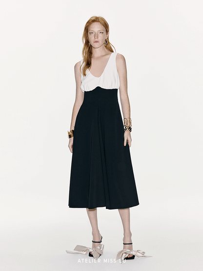 ATELIER MISS LU High-waisted Receiver Waist Dress - EXPRESS.