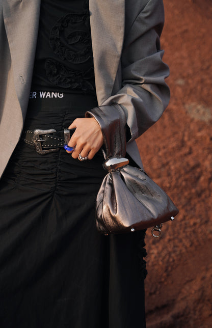 IUBALLET Timeless Triangle Leather Bag - LUCKY.