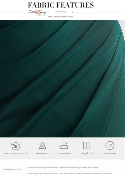 DOLLY High End Sleeveless Slim Fit High Waist Long Slit Fish Tail Cocktail Dress-KEEKEE