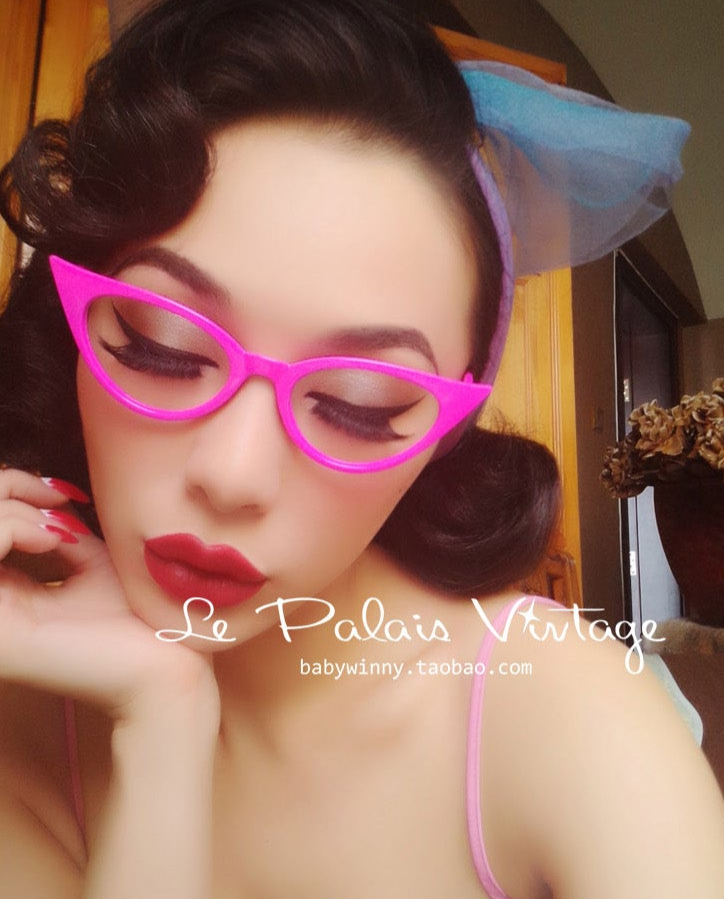 Le Palais Vintage Original Limited Edition Barbie Pink Cat Eye Glasses-Baby.