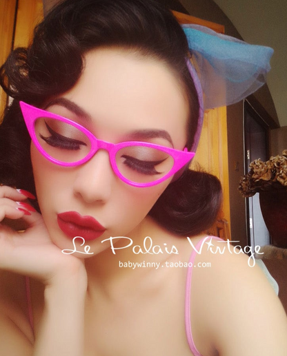 Le Palais Vintage Original Limited Edition Barbie Pink Cat Eye Glasses-Baby.