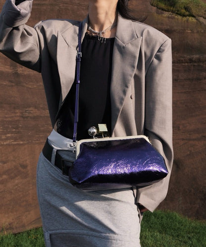 IUBALLET Star Rail Buckle New Mouth Gold Bag - LOVE.