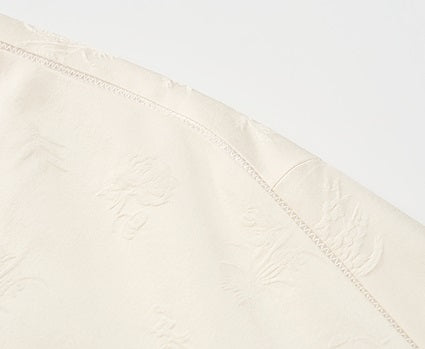 COMME MOI Lu Yan designer's new women's high-intelligence silk wool jacquard spliced suit - BREAT.