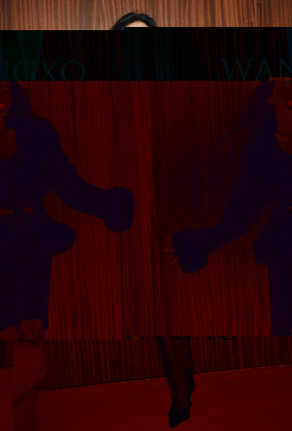 WANGXO | Raw Sheepskin-Pressed Leather High-Waisted Quilted Mini Skirt -TESA.