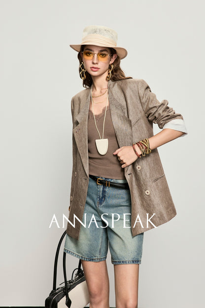 ANNASPEAK  Lace Versatile V-Neck Sling Vest-LAXS.