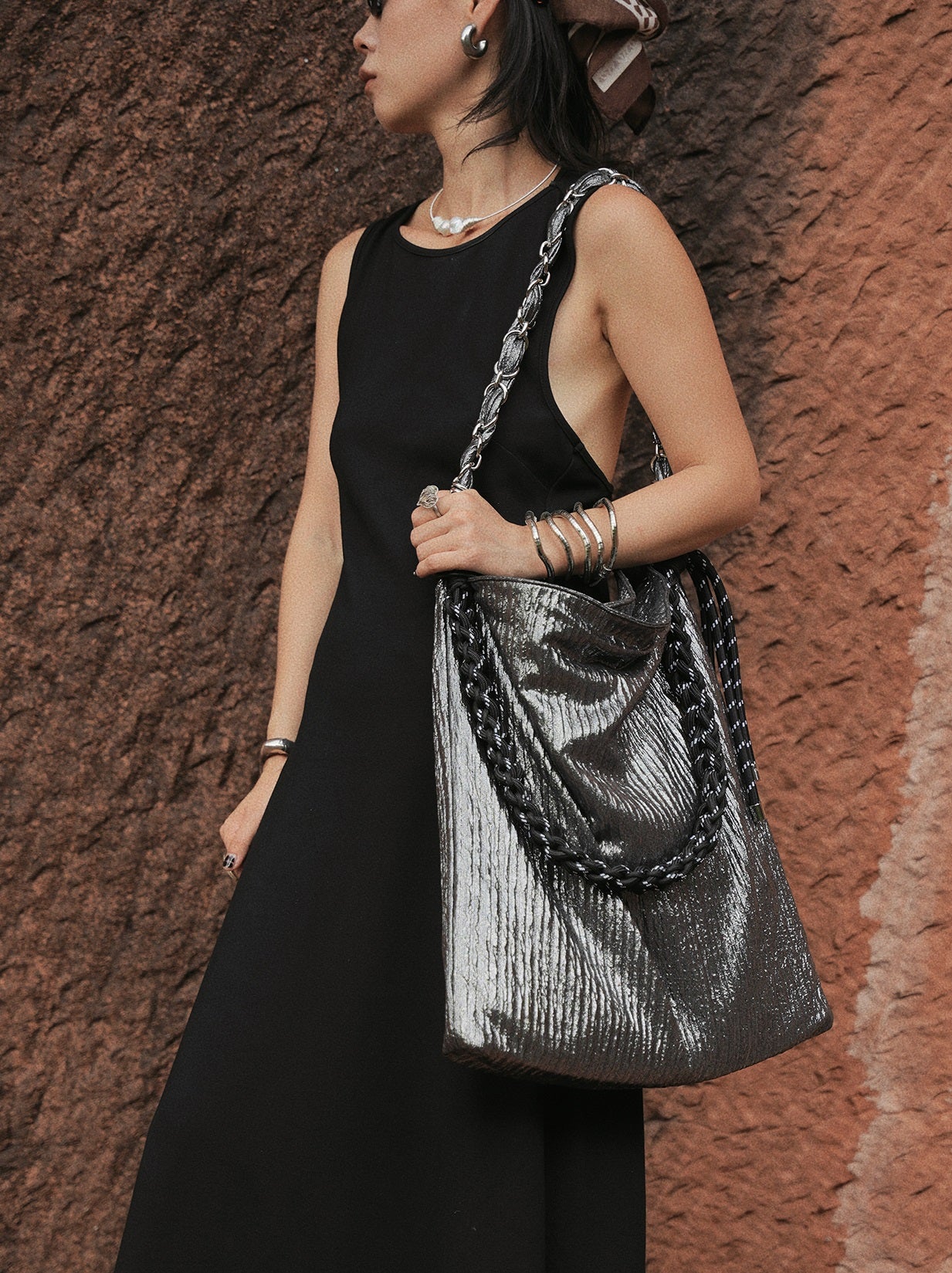 IUBALLET Mukaino new hobo tote large capacity shoulder bag - TWITCH.