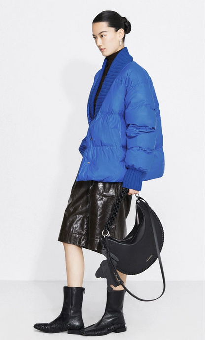 ZHUCHONGYUN Short Puffer White Goose Down Jacket-SWEADER.