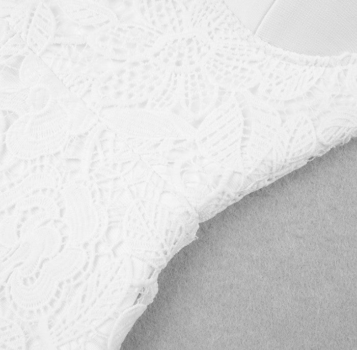 DOLLY Luxury Yellow V-Neck Sleeveless Slim Fit Lace Suspender Dress-TANYA