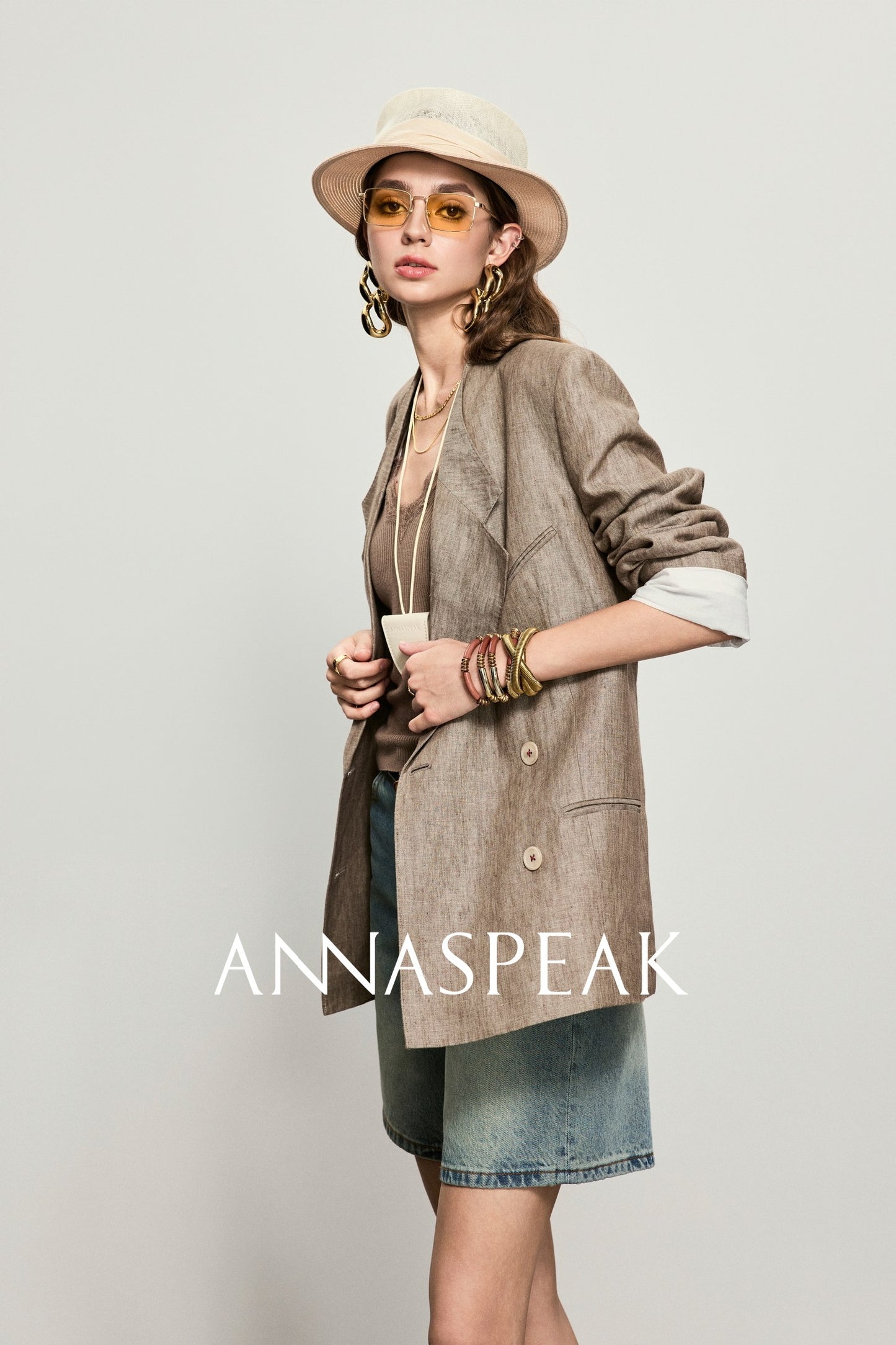 ANNASPEAK  Lace Versatile V-Neck Sling Vest-LAXS.