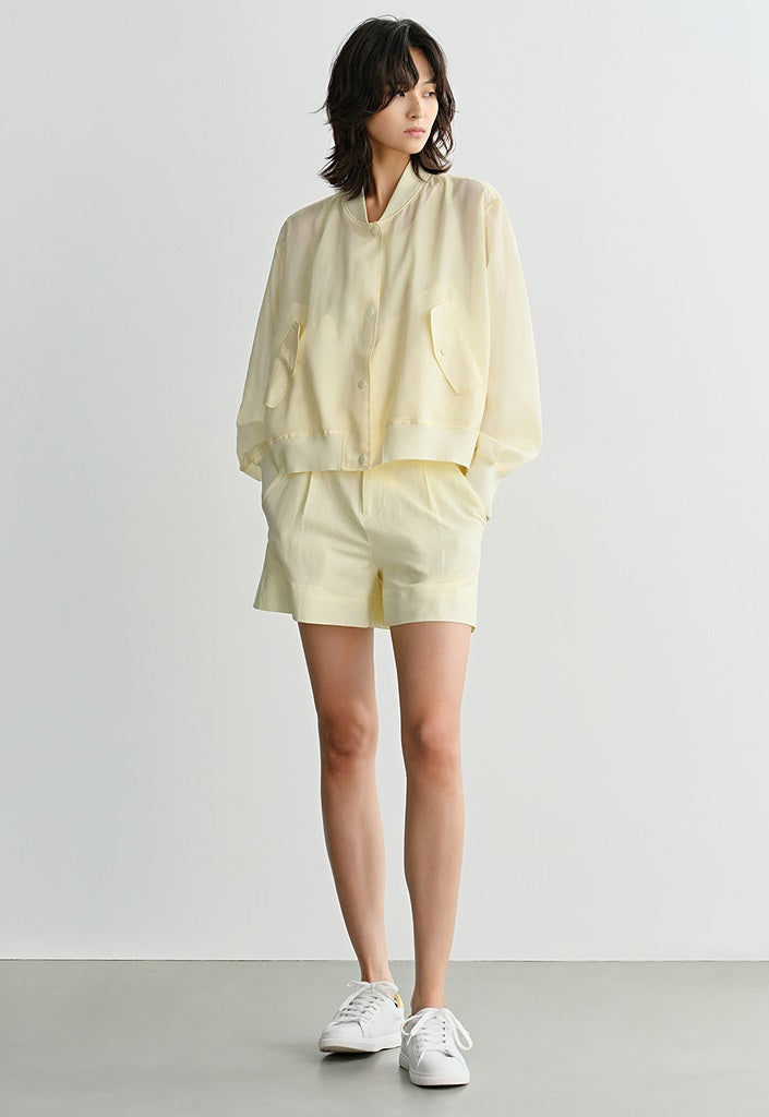 COMME MOI Women's Outdoor Commuter Cropped Jacket - MARY.