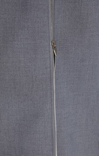 TINY IN zippered slit long straight legs structured seams low waist skirt -TENDO