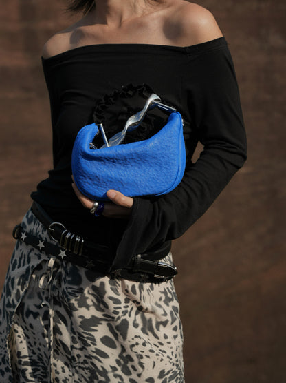 IUBALLET Quantum Gravity Metal Tote Futuristic Crossbody Bag - GUILT.