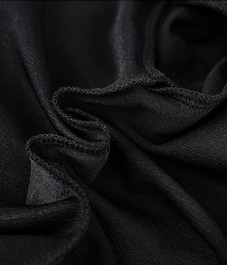 HECO Acetate Knit Buckle Cool Crop Short Sleeve Top - ENGAGE.