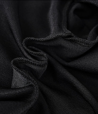 HECO Acetate Knit Buckle Cool Crop Short Sleeve Top - ENGAGE.