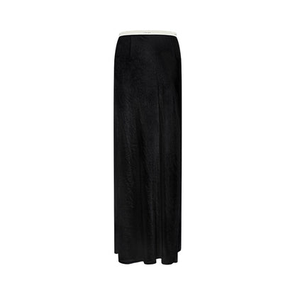 TUYUE Acetate Glossy Zipper Mermaid Skirt - JOY.