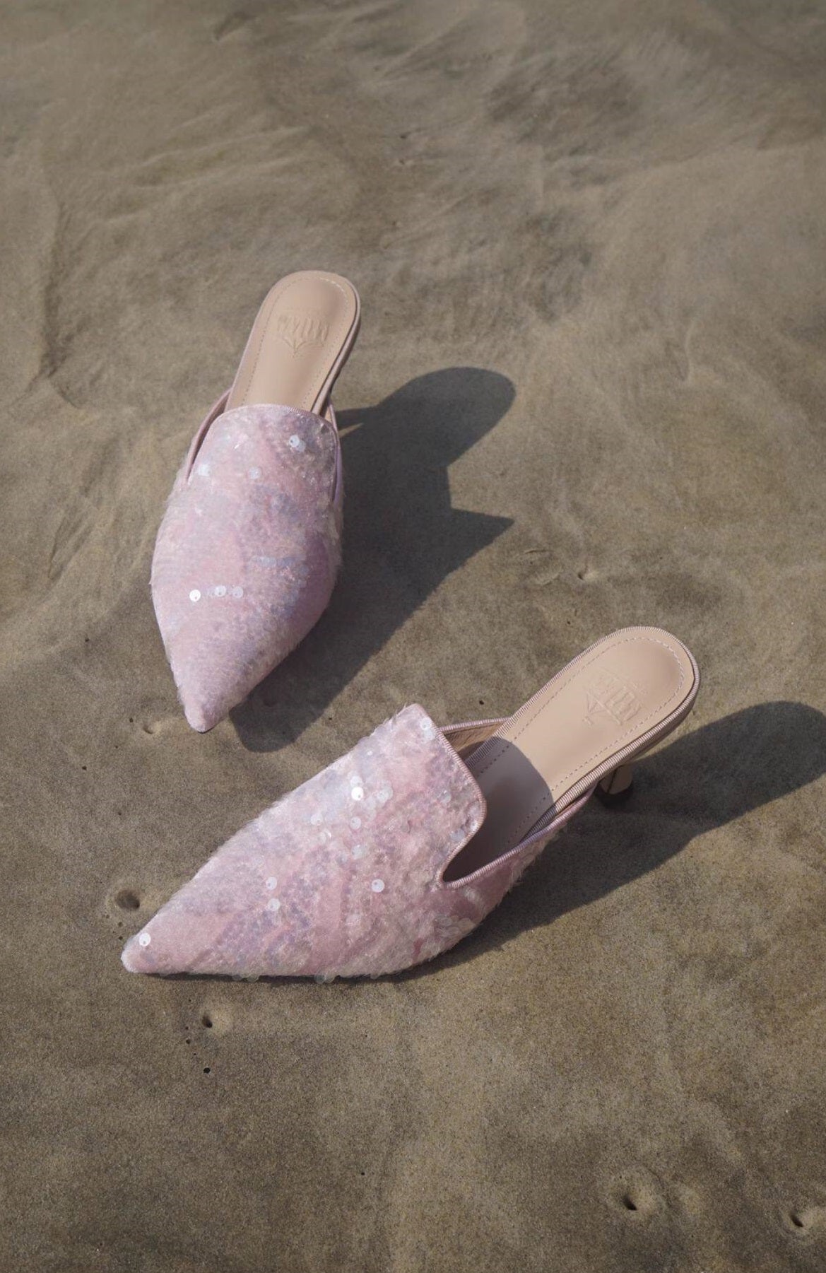 B-FEI pointed toe high-heeled sandals-TENG.
