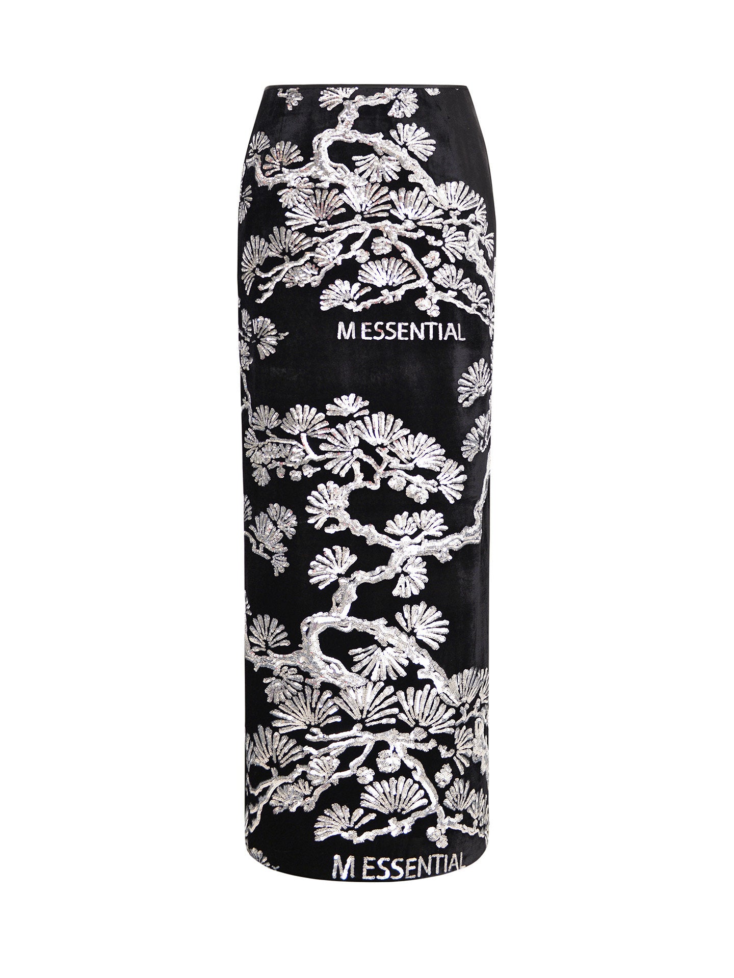M ESSENTIAL Mackay Designer Embroidery Bamboo Placket Stand Collar Vest - HOLY