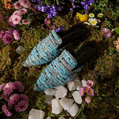 B-FEI couture woven mules slippers-OLEG.