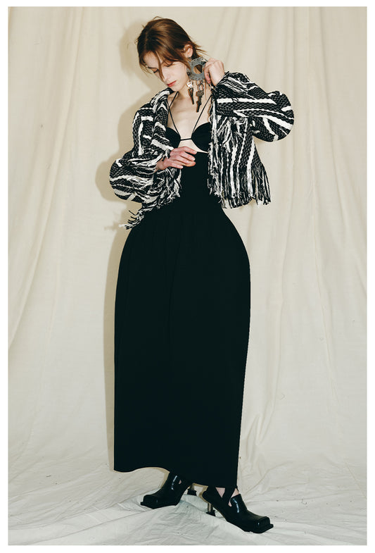 MAYALI Autumn winter high-waisted bud-knitted skirt - Rlow