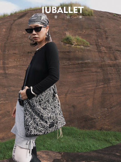 IUBALLET Wild Breeze Summer New Bucket Lace Bag- AMUSE.