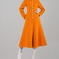 100% Australian wool double-sided cashmere coat women's mid-length wool autumn winter Coat - Irioa