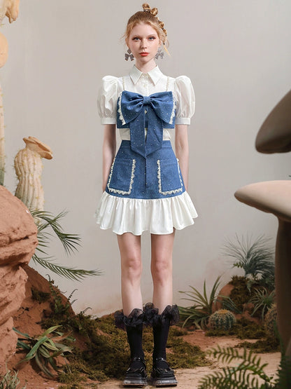 CHECOCRE Cute Waist Slim Pocket Design Short Skirt - HONEST